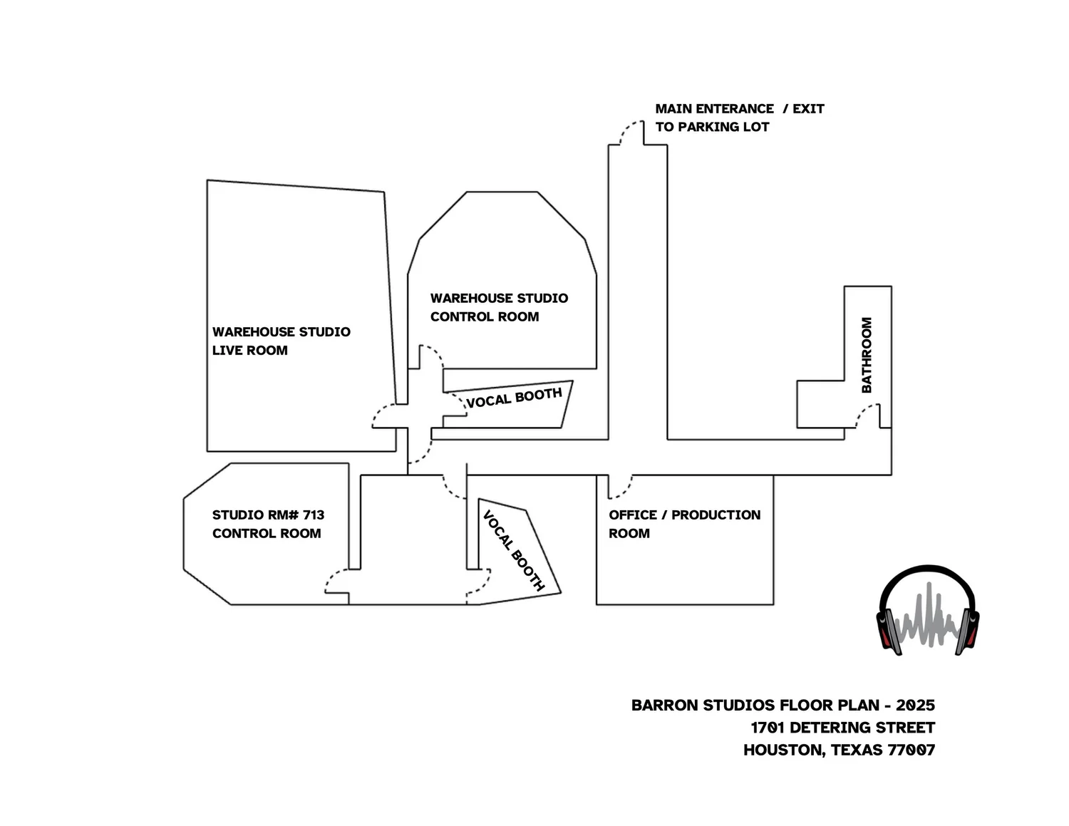 Barron Studios Floor Plan 2025